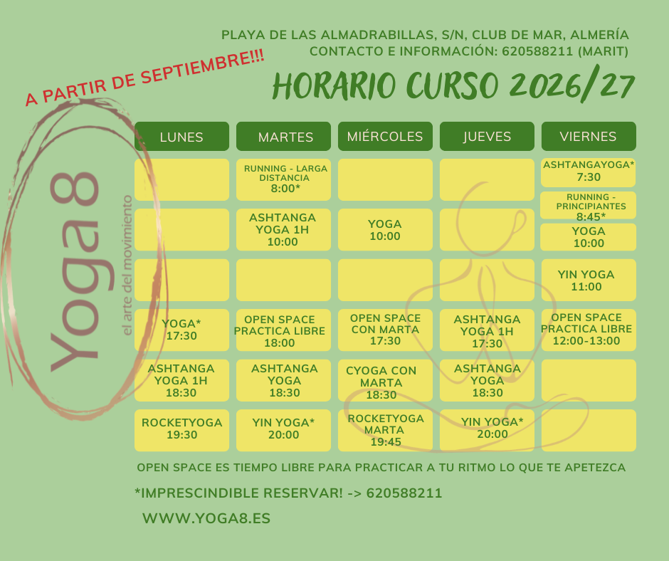 horario yoga8 26-27